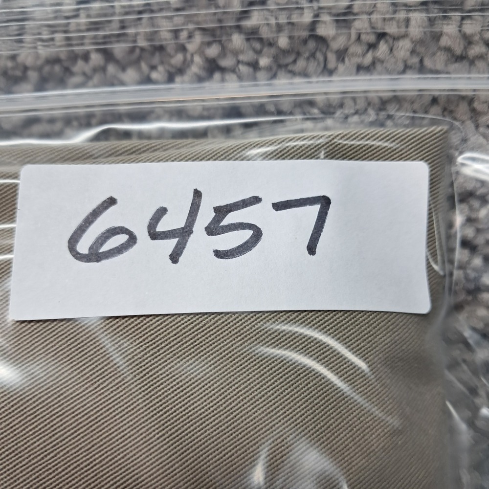 Haggar Mens Iron Free Premium Khaki Classic Fit Tan Pants Actual Size 38x26.5 - Picture 11 of 11